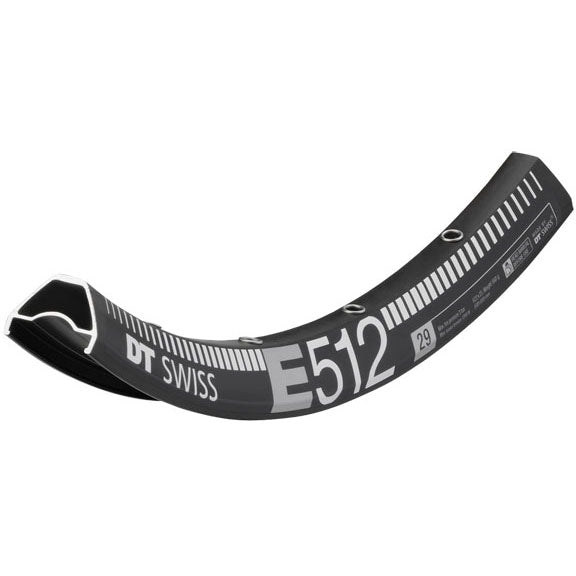E 512 Tubeless Ready 29" Disc Rim, 32h, Black